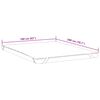 vidaXL Protetor de colch&atilde;o imperme&aacute;vel 160x200 cm branco
