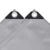 vidaXL Lona 650 g/m&sup2; 3x3 m cinzento