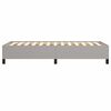 vidaXL Estrutura de cama sem colch&atilde;o 80x200 cm tecido cinzento-claro