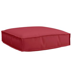 vidaXL Almofada Vinho Vermelho 60 x 60 x 12 cm Tecido Oxford