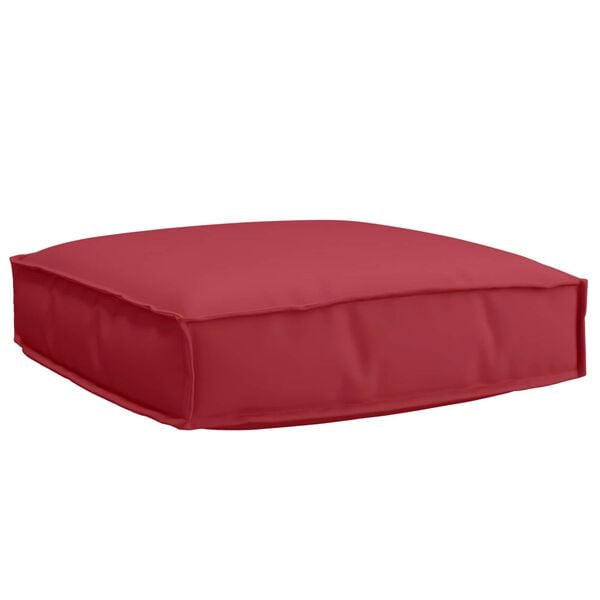 vidaXL Almofada Vinho Vermelho 60 x 60 x 12 cm Tecido Oxford