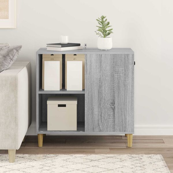 vidaXL Casa para Gatos Cinza Sonoma 72 x 42,5 x 70 cm