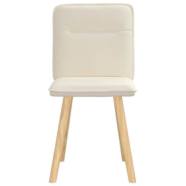 vidaXL Cadeiras de jantar 2 pcs linho