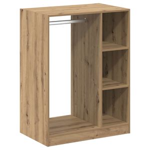 vidaXL Guarda-roupa Carvalho Arttisan 77 x 48 x 102 cm