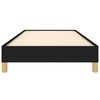 vidaXL Estrutura de cama sem colch&atilde;o 90x200 cm tecido preto