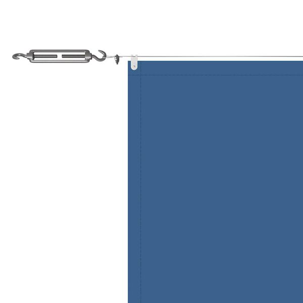 vidaXL Toldo vertical 140x1000 cm tecido oxford azul