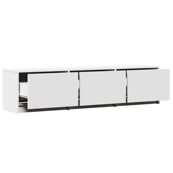 vidaXL Gabinete para TV Branco 165 x 34 x 40 cm Madeira processada