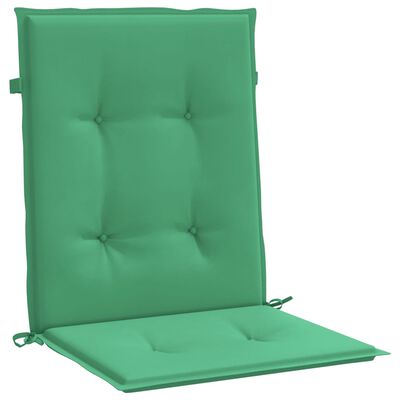 vidaXL Almofadões lombares p/ cadeiras de jardim 4pcs oxford verde