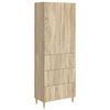 vidaXL Conjunto de Gabinete 2 unid. Carvalho Sonoma