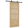 vidaXL Porta Deslizante ORKDAL Natural 86 x 198,5 cm