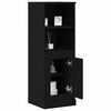 vidaXL Highboard Carvalho Preto 36 x 35.5 x 103.5 cm