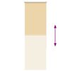 vidaXL Persiana de enrolar 50x130 cm largura tecido 45,7 cm poli&eacute;ster