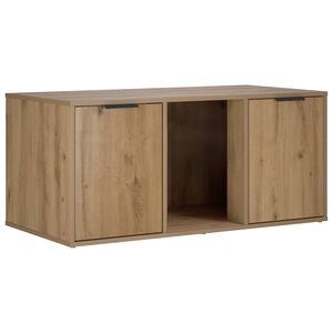 vidaXL M&oacute;vel para Gato Carvalho Arttisan 100 x 49 x 45 cm
