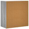 vidaXL Aparadores 2 pcs 79x38x80 cm derivados madeira cinzento sonoma