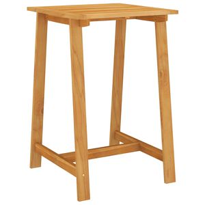 vidaXL Mesa de bar para jardim 70x70x104 cm madeira de ac&aacute;cia maci&ccedil;a