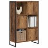 vidaXL Gabinete de Livros Madeira Antiga 68 x 30 x 108,5 cm