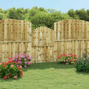 vidaXL Port&atilde;o de jardim 100x150 cm pinho impregnado