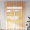 vidaXL Cortinas de voile com ilhós 2 pcs laranja 140x260 cm