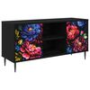 vidaXL Gabinete para TV KIEL 102 x 33 x 51 cm Carvalho Preto