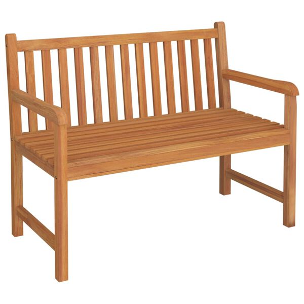 vidaXL 4 pcs conjunto de jantar p/ jardim madeira de teca maci&ccedil;a