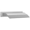 vidaXL Fonte de piscina 45x26x13 cm a&ccedil;o inoxid&aacute;vel prateado