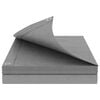 vidaXL Lona com Olhais Cinzento-claro 6 x 6 m 260 gsm PE