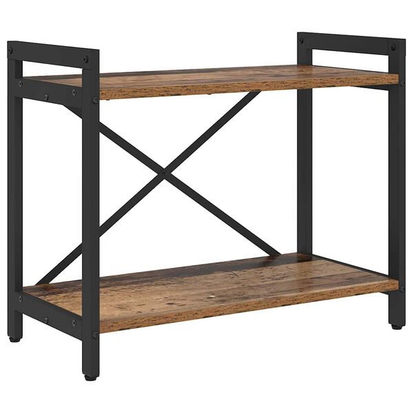 vidaXL Estante Madeira antiga 60 x 30 x 50 cm Madeira processada