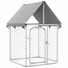 vidaXL Canil de exterior com telhado 100x100x150 cm