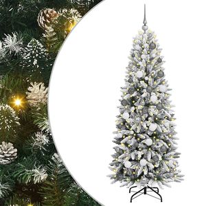 vidaXL &Aacute;rvore de Natal Artificial Branco 180 cm