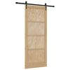 vidaXL Porta Deslizante ORKDAL Castanho 86 x 211 cm