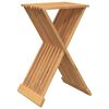 vidaXL Banco dobr&aacute;vel 40x32,5x70 cm madeira de teca maci&ccedil;a