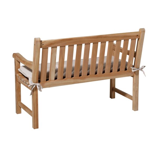 Madison Almofad&atilde;o para banco Panama 120x48 cm bege claro