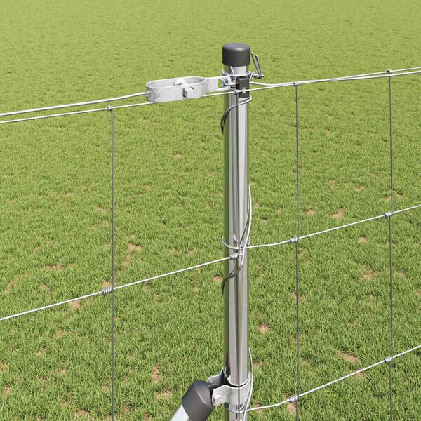 vidaXL Poste de Cerca Galvanizado 50 x 1,5 m A&ccedil;o