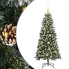 vidaXL &Aacute;rvore de Natal Artificial Verde 120 cm PVC, Pl&aacute;stico e A&ccedil;o