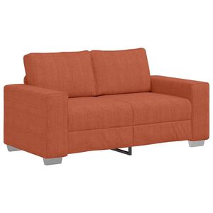 vidaXL Sof&aacute;-luvas 160x77x82 cm tecido corduroy laranja vermelho