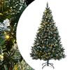 vidaXL &Aacute;rvore de Natal artificial com 300 luzes LED 180 cm