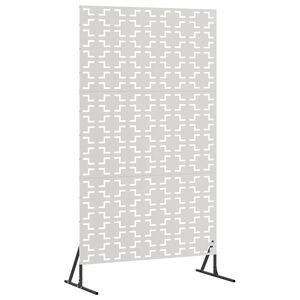 vidaXL Protetor de Privacidade 100 x 50 x 180 cm A&ccedil;o inoxid&aacute;vel
