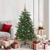 vidaXL &Aacute;rvore de Natal Artificial Verde 150 cm PVC, Metal e Pl&aacute;stico
