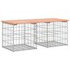 vidaXL Banco jardim design gabi&atilde;o 103x44x42 cm madeira douglas maci&ccedil;a