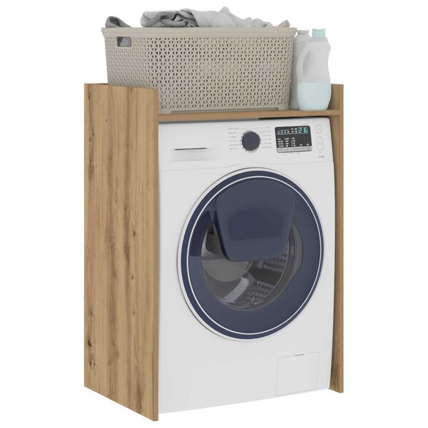 vidaXL Arm&aacute;rio para M&aacute;quina de Lavar Carvalho Artesanal