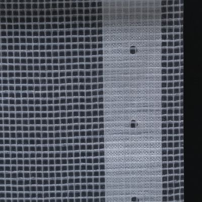 vidaXL Lona em tecido imitação de gaze 260 g/m² 4x3 m branco
