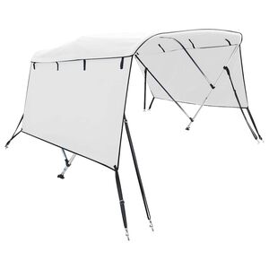 vidaXL Toldo de 3 arcos Bimini c/ paredes laterais 183x(137-152)x137cm