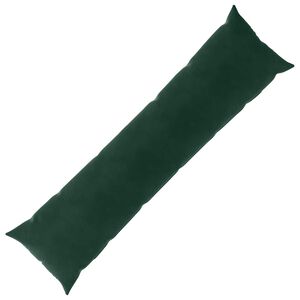 vidaXL Capa almofada HEERLEN Verde-Escuro 40 x 145 cm Veludo