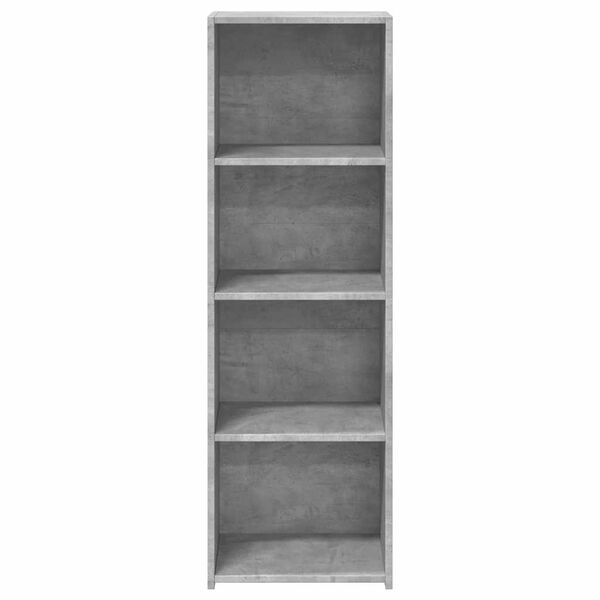 vidaXL Arm&aacute;rio alto 40x41x124 cm derivados de madeira cinza cimento