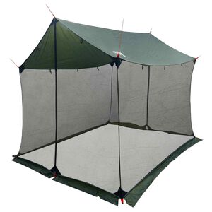 vidaXL Barraca de Camping com Paredes de Malha Verde Ex&eacute;rcito