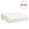 vidaXL Lona &Oslash; 2,6 m 650 g/m&sup2; branco