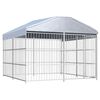 vidaXL Canil de exterior com telhado 300x300x200 cm