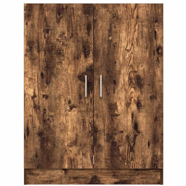 idaXL Armário máquina lavar roupa 71x71,5x91,5 cm carvalho fumado