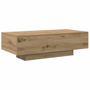 vidaXL Mesa centro 100x49,5x31 cm derivados madeira carvalho artisiano