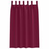 vidaXL Cortinas Blackout com Argolas 2 pcs Vinho Vermelho 175 x 140 cm